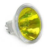 FNC Ushio MR16 50w 12v SP12 w/ Front Glass FG GU5.3 Yellow Spot Halogen Bulb