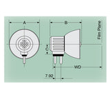 USHIO DNF 150w 21v MR18 Reflector Halogen Medical Lamp_2