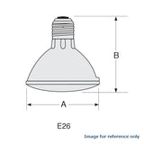 USHIO 50w 120v PAR30 E26 SP10 Halogen Light Bulb - BulbAmerica