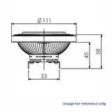 OPTIMA 12w AR111 LED Warm White 40 Beam Angle Bulb - BulbAmerica