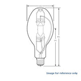 GE 400W ED37 MVR400 I/U Lighting Bulb - BulbAmerica