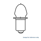 GE KPR 113 - 4w 4.8v B3.5 Flashlight lamp - 2 bulbs - BulbAmerica