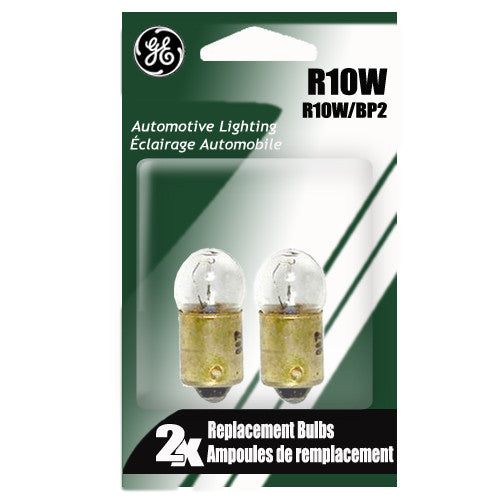 GE R10W 10w 13.5v G6 Automotive lamp - 2 Bulbs