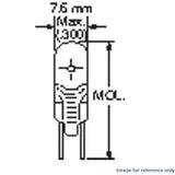 GE 12723 774 - 8w 12v T2.25 2-Pin G4 Low Voltage Miniature Automotive Bulb_2