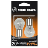 GE  1156 P21W - NightHawk 25w 13.5v S8 Automotive lamp - 2 Bulbs