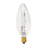 GE 25w 120v Edison B10 Halogen 2 bulbs / PACK_2