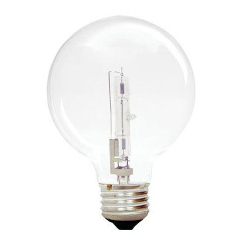 GE 82140 40w G25 E26 CC-8 120v Long Life Reveal Halogen Globe Bulb
