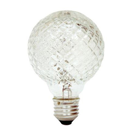 GE 40w 120v Crystal G25 Halogen light bulb