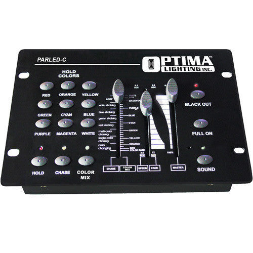 Optima Lighting RGB LED DMX controller w/ color chase, fades, sound active