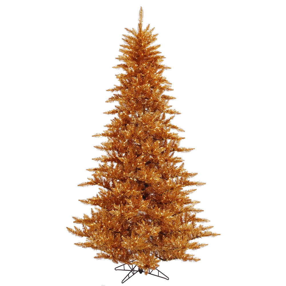 Vickerman 9Ft. Copper 2326 Tips Christmas Tree 1000 Clear Mini Lights
