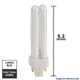 LUXRITE CF13DD/E/841 Compact Fluorescent Light Bulb - BulbAmerica