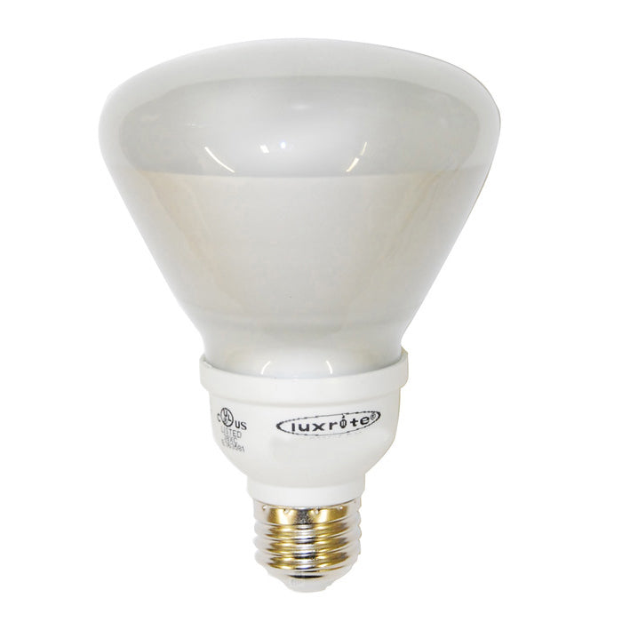 Luxrite 23w 120v BR40 E26 2700k Soft White 100w Equiv Fluorescent Light Bulb