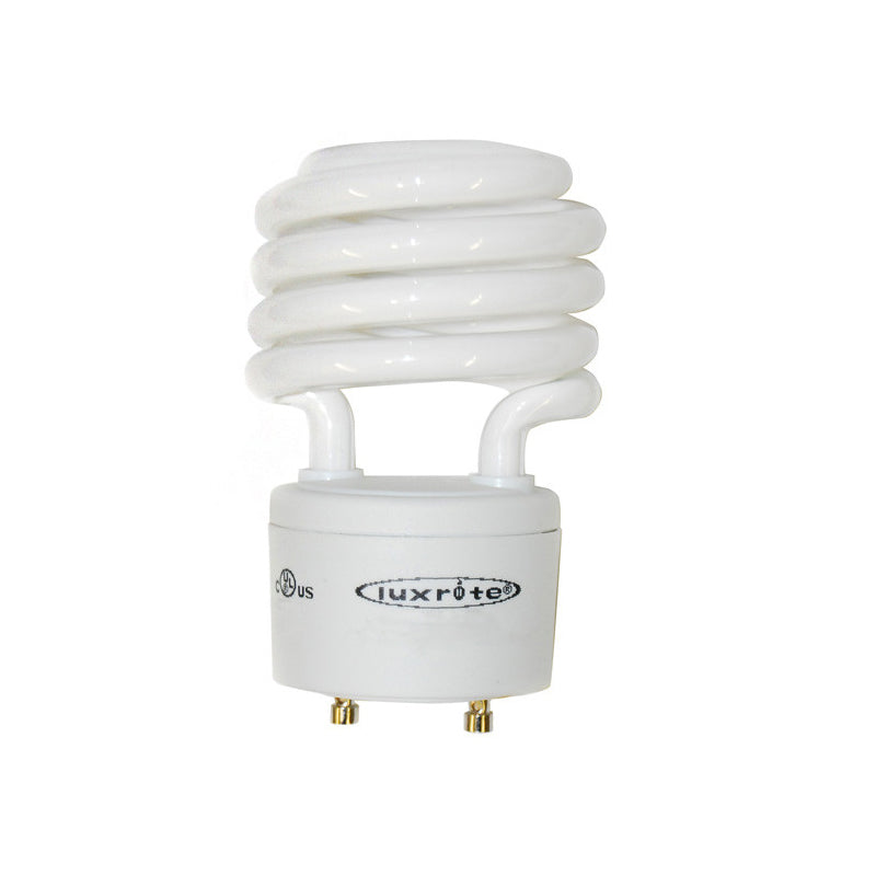 Luxrite 18w Twist GU24 T2 4100k Cool White Fluorescent Light Bulb