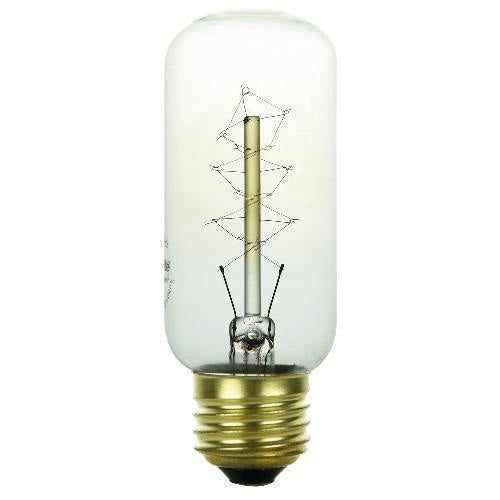 SUNLITE 40 watt Antique Carbon Filament 40T12 light bulb