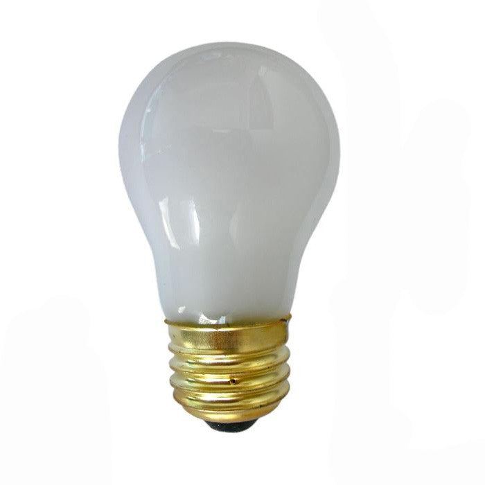 SUNLITE 02040 40w A15 120v Medium Base Frost Appliance Light Bulb
