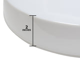 SUNLITE 14in White Round Plastic Cover for AM32 Circline Fluorescent Fixture_3