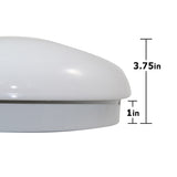 SUNLITE 12 inch Fluorescent Circline Fixture with White Mushroom Lens - BulbAmerica