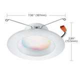 10w 5-6 in. LED Recessed Downlight RGB & Tunable White Starfish IOT 120v_4