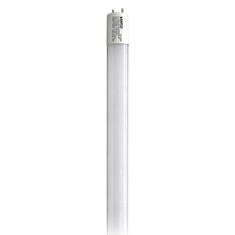 Satco 13.5w 48in T8 LED Tube G13 Base 1700LM 3000k Ballast Bypass