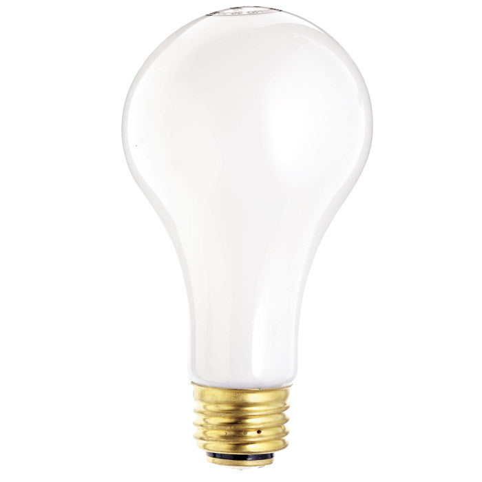 Satco S1823 50/200/250W 120V A21 White E26 Base Incandescent light bulb