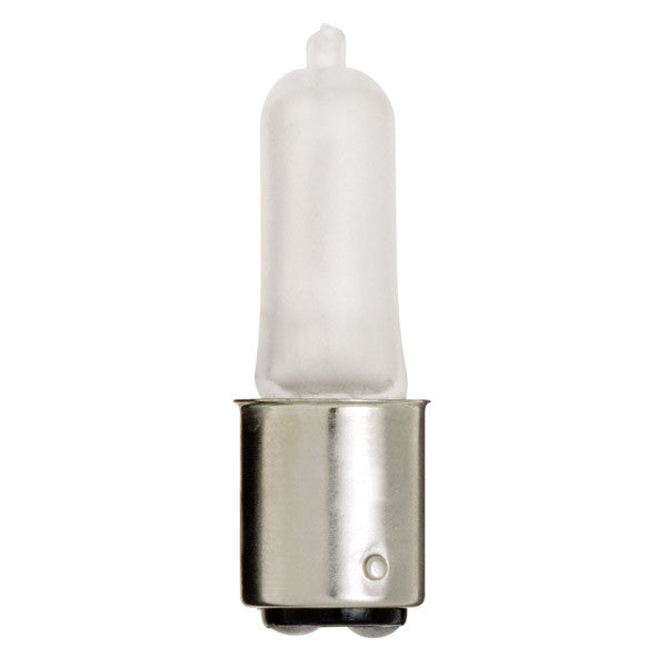 Satco S1920 100W 120V BA15d Frost halogen light bulb