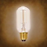 Satco 40w 120v Cage Style Antique Carbon Filament Light Bulb - BulbAmerica