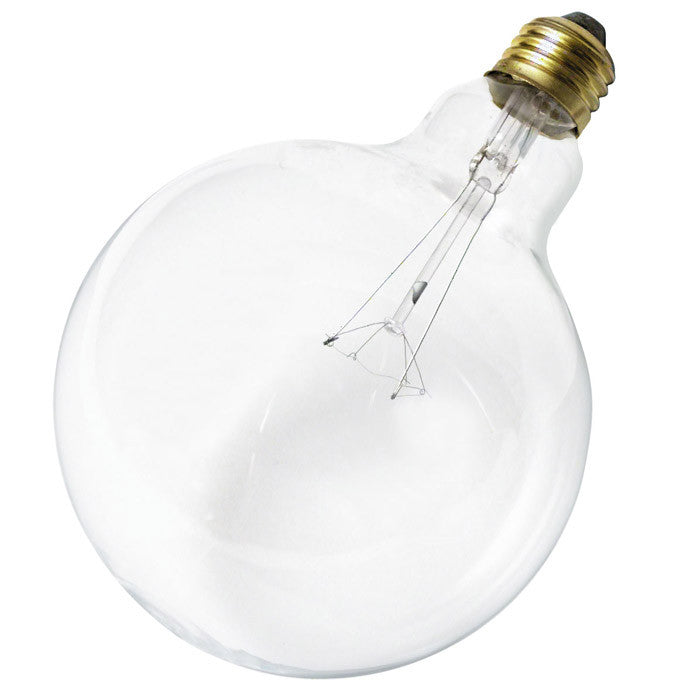 Satco S3010 25W 120V Globe G40 Clear E26 Base Incandescent light bulb