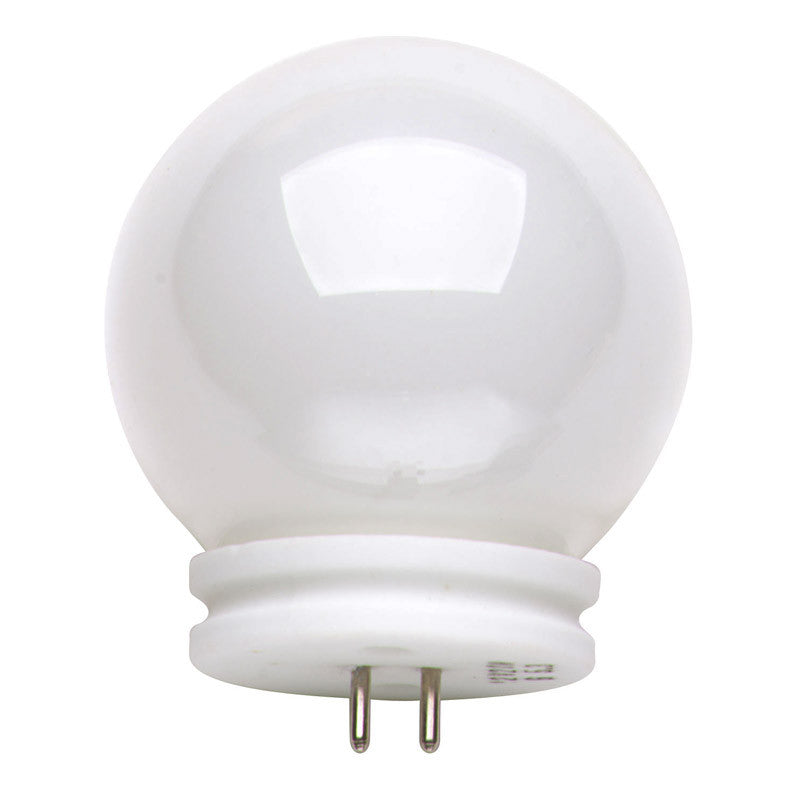 Satco S3189 Ball-Lite 50W 12V GX5.3 base Globe G14 halogen light bulb
