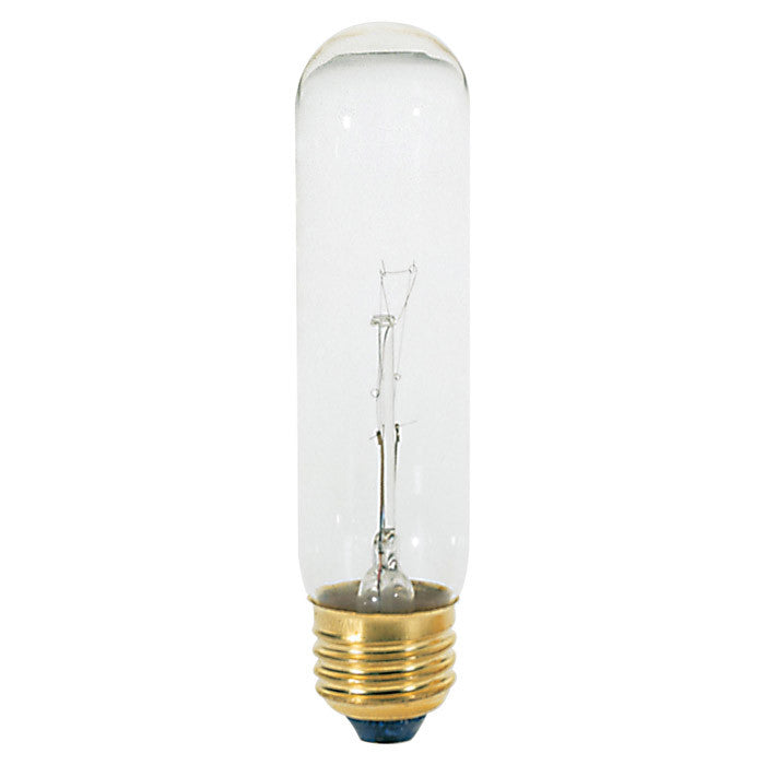 Satco S3252 40W 120V T10 Clear E26 Medium Base Incandescent light bulb