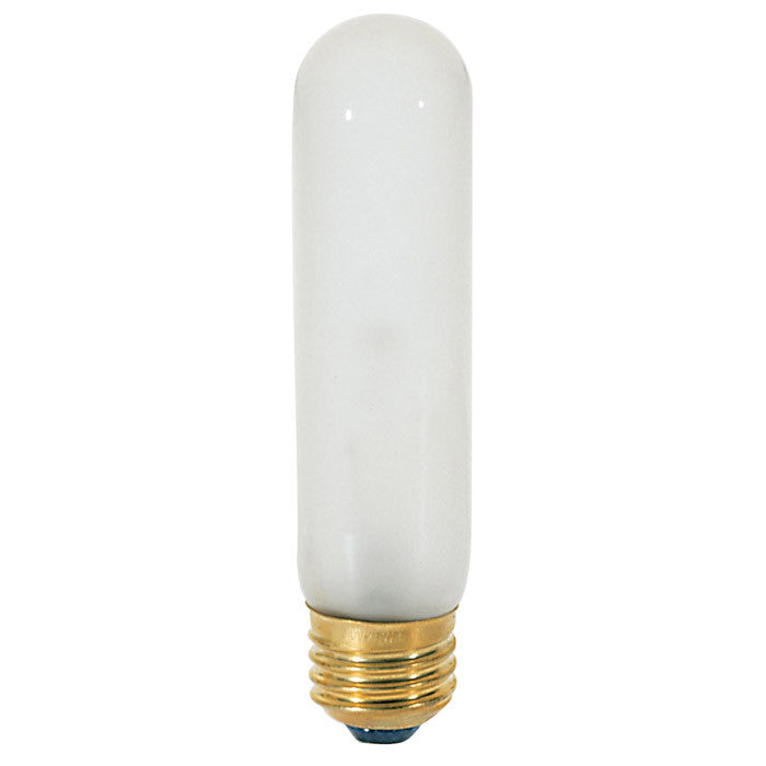 Satco S3253 40W 120V T10 Frosted E26 Medium Base Incandescent light bulb