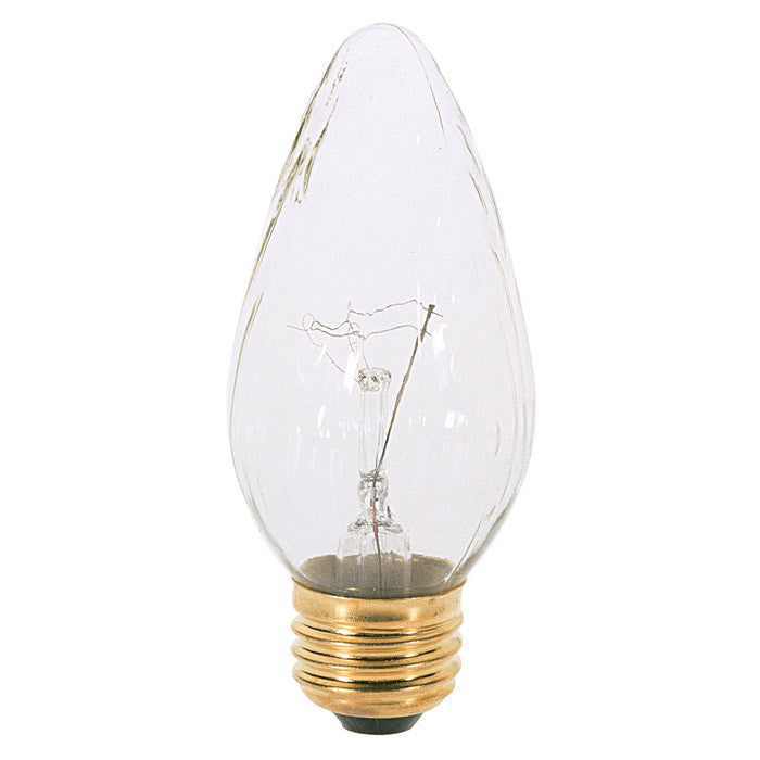 Satco S3364 25W 120V F15 White E26 Medium Base Incandescent light bulb