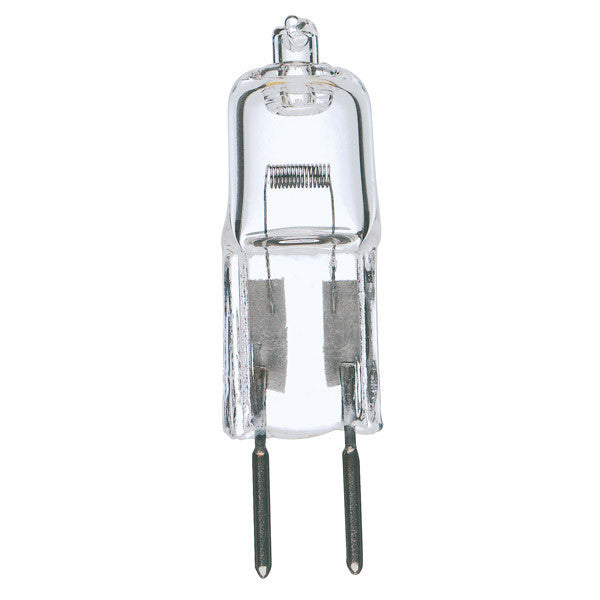 Satco S3421 50W 12V GY6.35 base halogen light bulb - 2 Bulbs / Pack