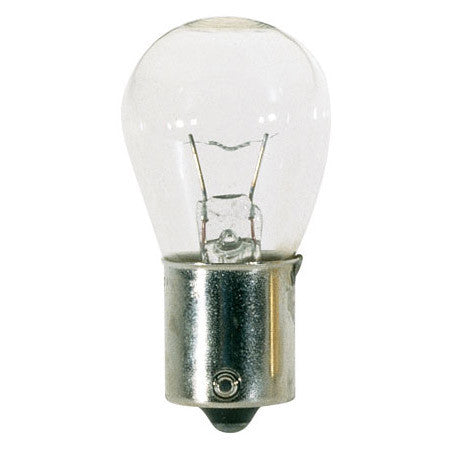 Satco S3623 12W 12V S8 Clear BA15S Incandescent light bulb