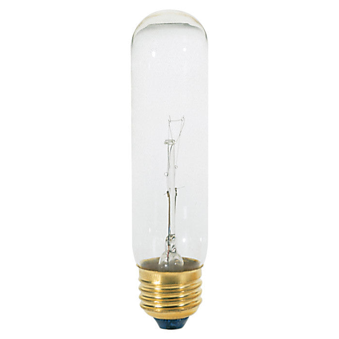 Satco S3702 40W 120V T10 Clear E26 Medium Base Incandescent light bulb