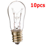 10Pk - Satco S3900 6W 130V S6 Clear E12 Candelabra Base Incandescent bulb