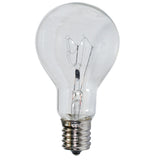 Satco S4164 40W 130V A15 Clear E17 Intermediate Base Incandescent bulb