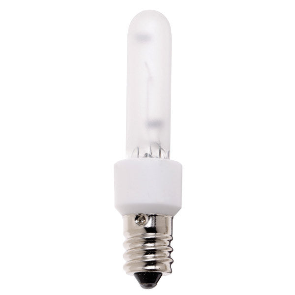 Satco S4483 20W 120V E12 Candelabra Base Frost halogen light bulb