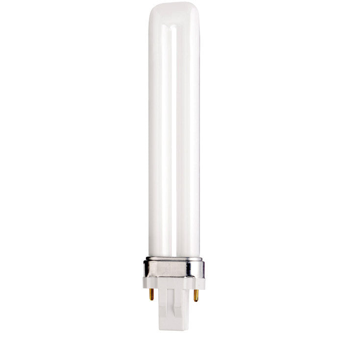 Satco S6713 13W Single Tube 2-Pin GX23 Plug-In base 5000K fluorescent bulb