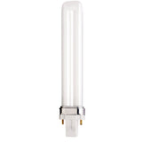 Satco S6713 13W Single Tube 2-Pin GX23 Plug-In base 5000K fluorescent bulb