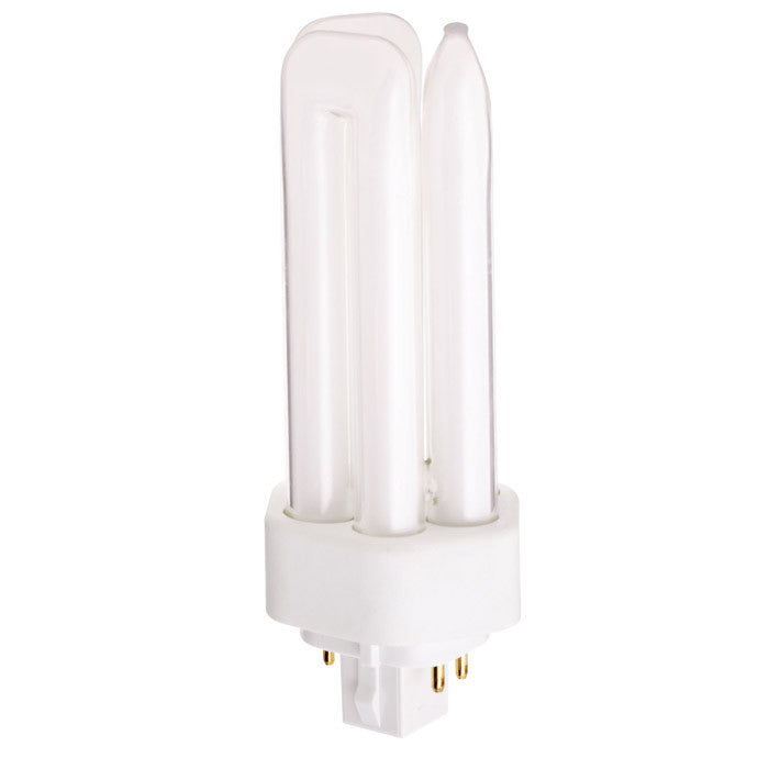 Satco S6746 26W Triple Tube 4-Pin GX24Q-3 Plug-In base 3000K fluorescent bulb