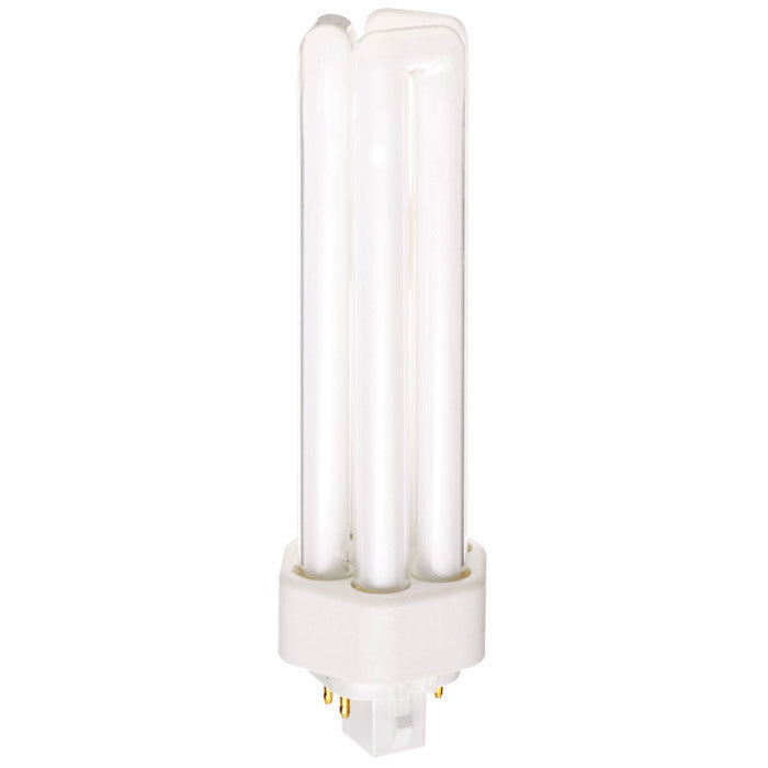 Satco S6753 42W Triple Tube 4-Pin GX24Q-4 Plug-In base 2700K fluorescent bulb