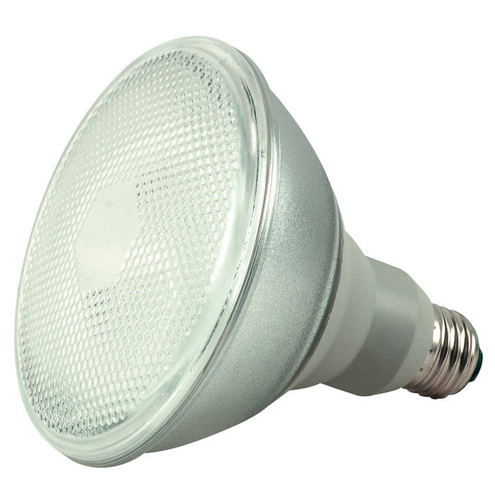 Satco S7203 23W PAR38 Light Bulb Screw-In 5000K fluorescent bulb