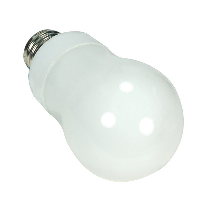 Satco S7292 15W A-Shape Screw-In 4100K fluorescent bulb