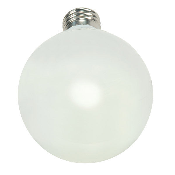 Satco S7306 15W Globe G25 CLF Screw-In 5000K Natural Light fluorescent bulb
