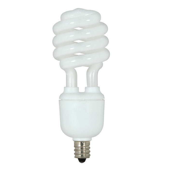 Satco S7365 13W T2 Ultra Mini Spiral E12 Candelabra base 4100K fluorescent bulb