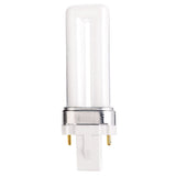 Satco S8300 5W Single Tube 2-Pin G23 Plug-In base 2700K fluorescent bulb