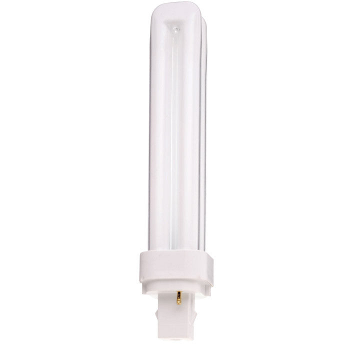 Satco S8328 26W Double Tube 2-Pin G24D-3 Plug-In base 4100K fluorescent bulb