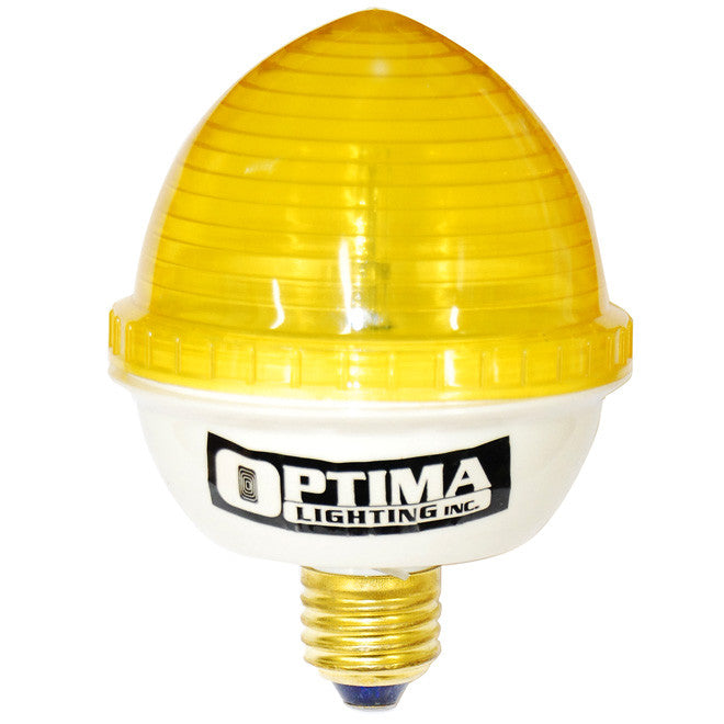 Optima Lighting Yellow Egg Strobe Decoration and Sign board Flashlight