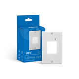 STP2 Frosted White LED Step Light with Photocell