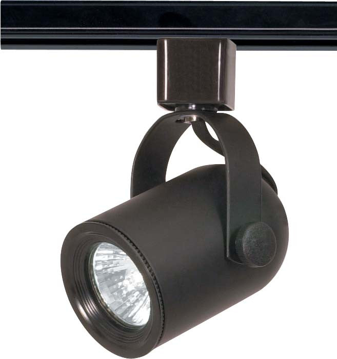 Nuvo TH316 Black 1 Light - MR16 - 120V Track Head - Round Back